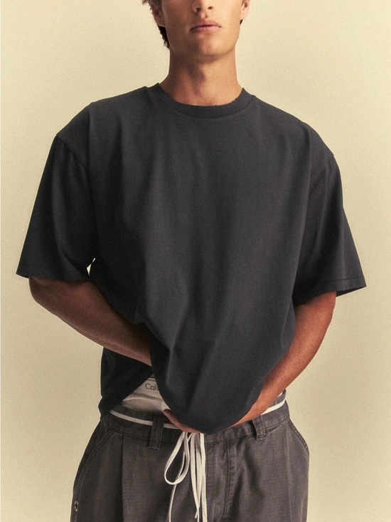 Elwood Other - NWT Elwood Core Men's Classic Crewneck T-Shirt in Dark Gray Medium